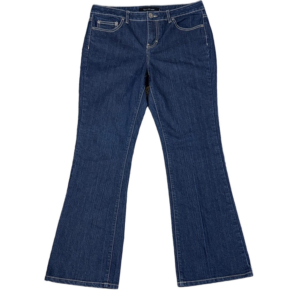 Calvin Klein Jeans Dark Blue Flare Women's Jeans SKU1255